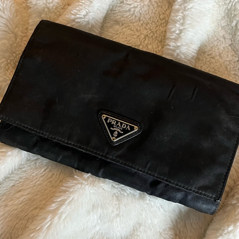 PRADA black wallet women’s used